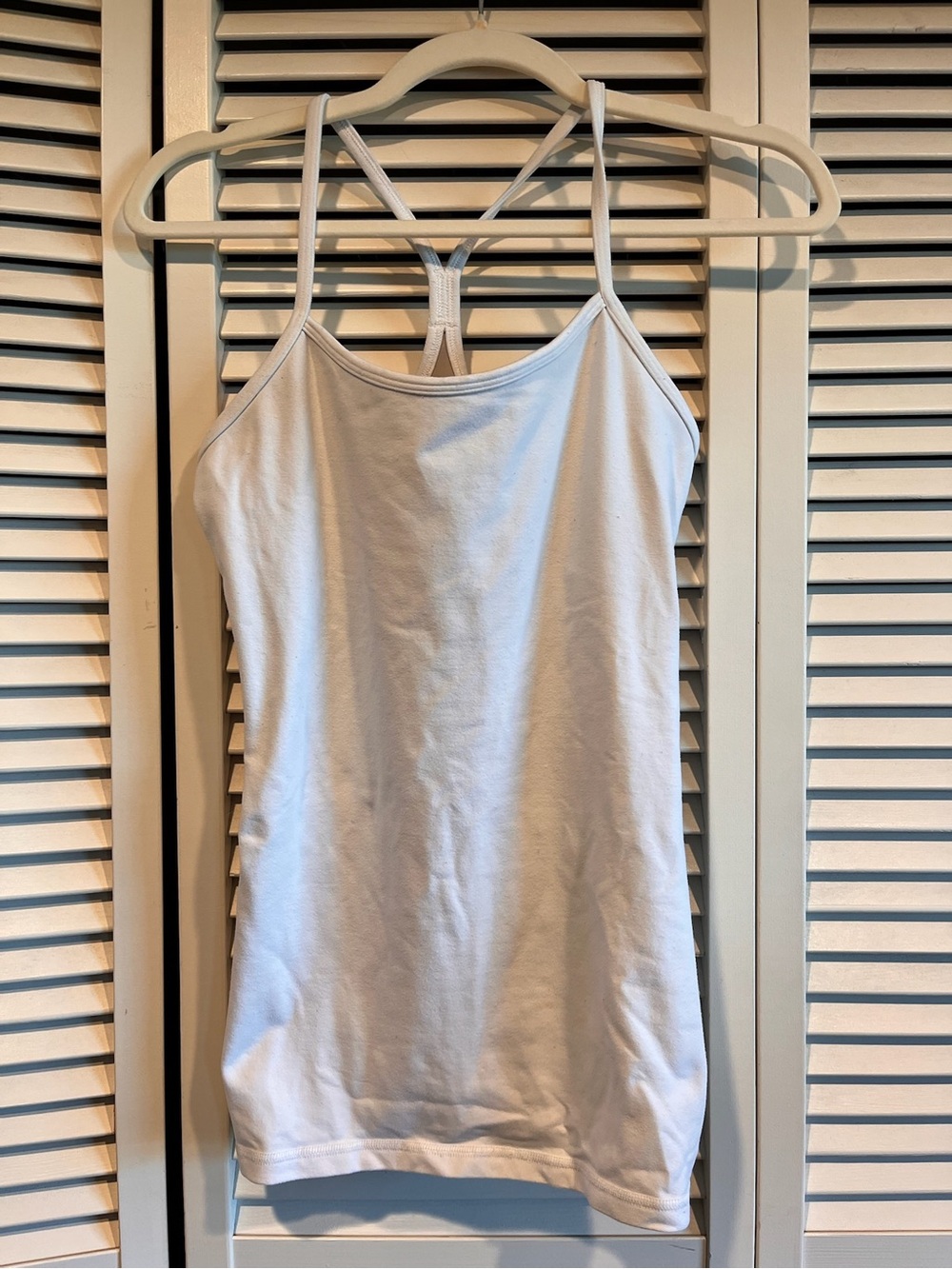 lululemon athletica White Strappy Performance Tank
